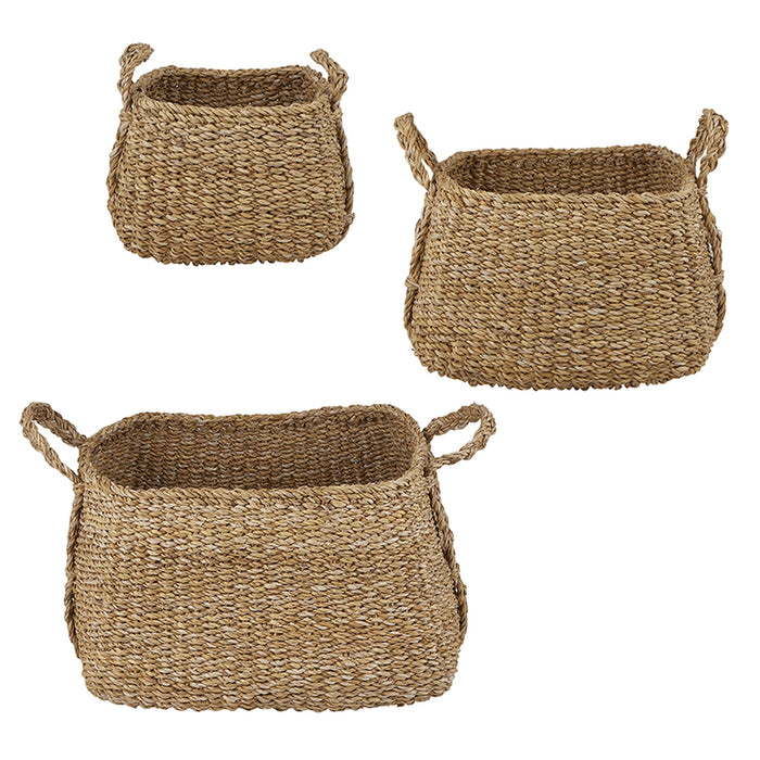 Square Basket with Handle