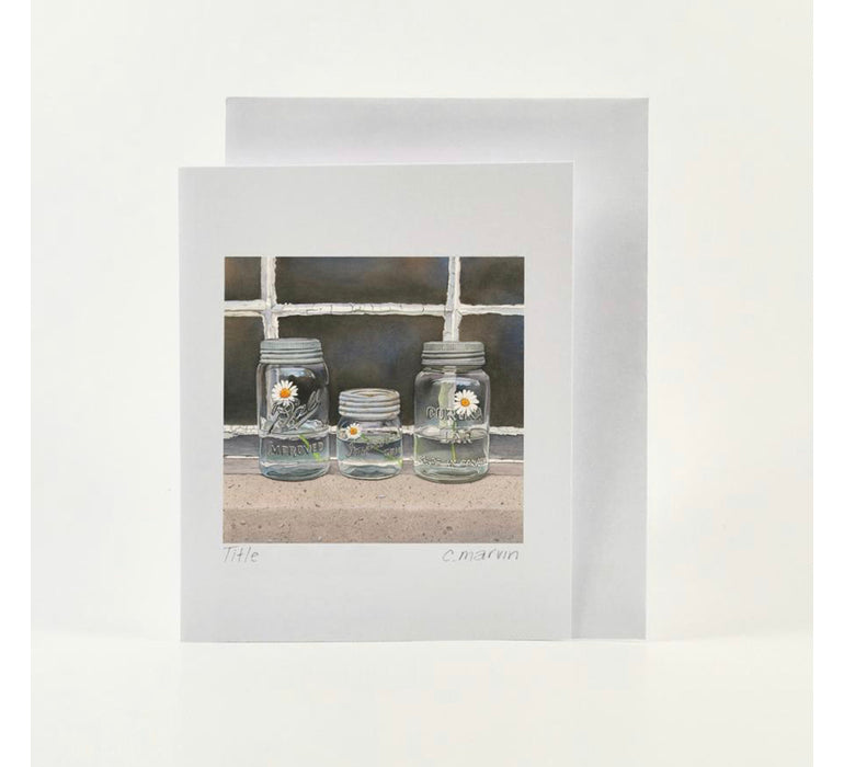 Card Watercolour - We Three
