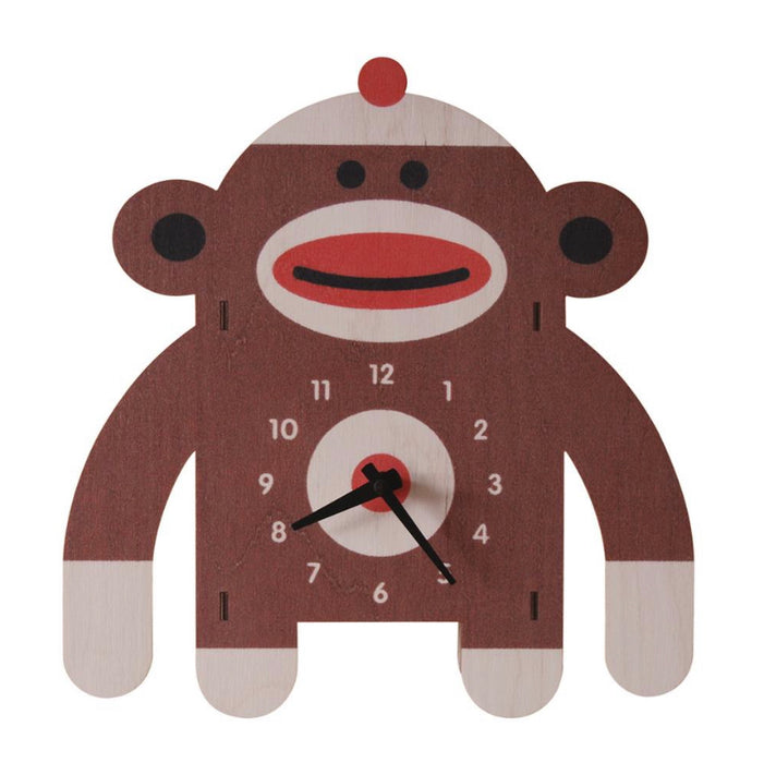 Clock - Sock Monkey