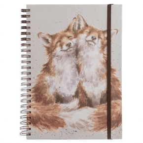 Notebook - Large Spiral Bound Fox