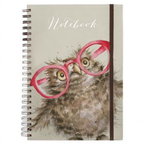 Notebook - Large Spiral Bound Spectacular Owl