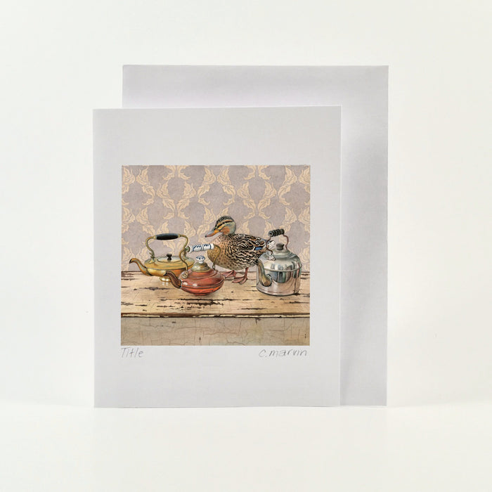 Card Watercolour - I'm a Little Teapot