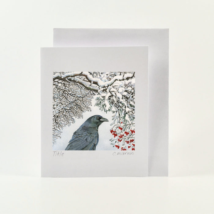 Card Watercolour - First Snow
